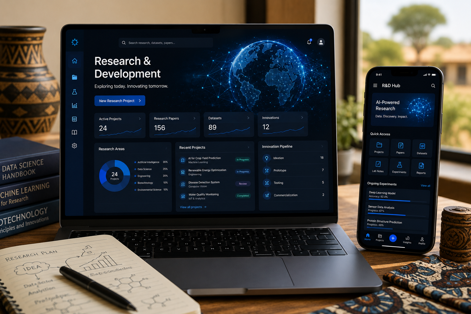 Research and development analytics platform